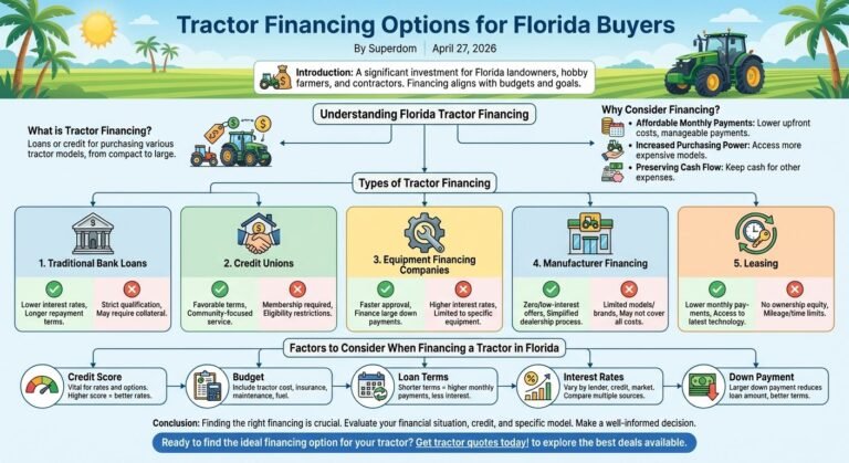 Tractor Financing Options for Florida Buyers